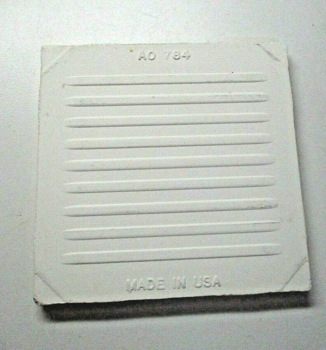 1 Wall Tile AO Olean USA 4-1/4″ Ceramic Scored Satin Off White / Light Beige MCM