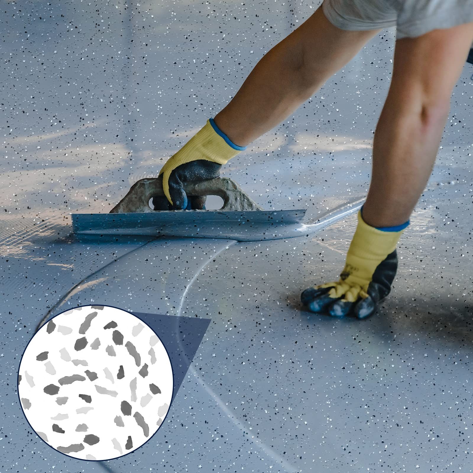 330 G/ 0.72 lb Blend Decorative Color Chips Epoxy Flakes for Garage Floor Blend