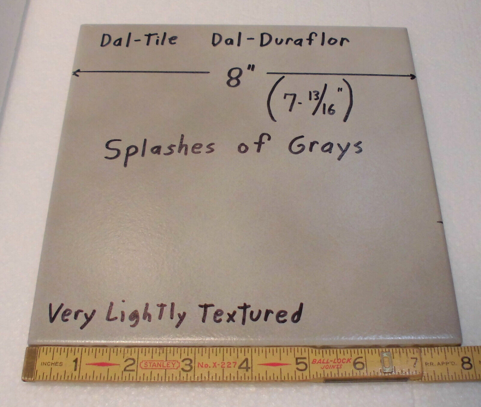 1 pc. Splashes of Grays by Daltile, Ceramic Floor Tile, 8″ X 8″ Dal-Duraflor
