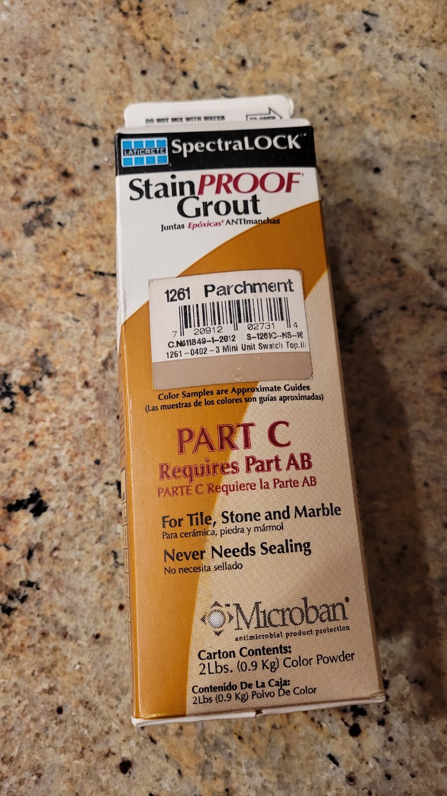 Laticrete SpectraLOCK PRO Premium Grout Part C Powder Mini Unit Parchment