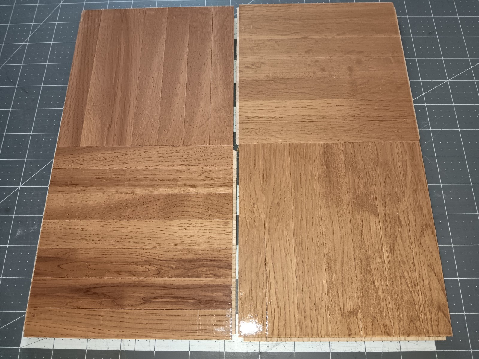 22 + Square Feet Bundle WHITE OAK 7 finger Parquet Flooring – Topflor 1/2 tiles