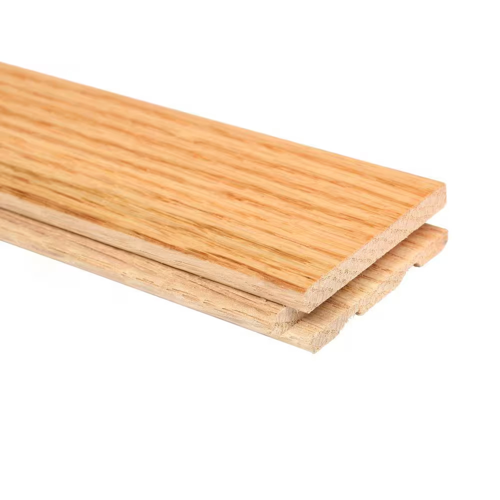 Plano Rustic Natural Oak 3/4 In. T X 2-1/4 In. W Smooth Solid Hardwood Flooring
