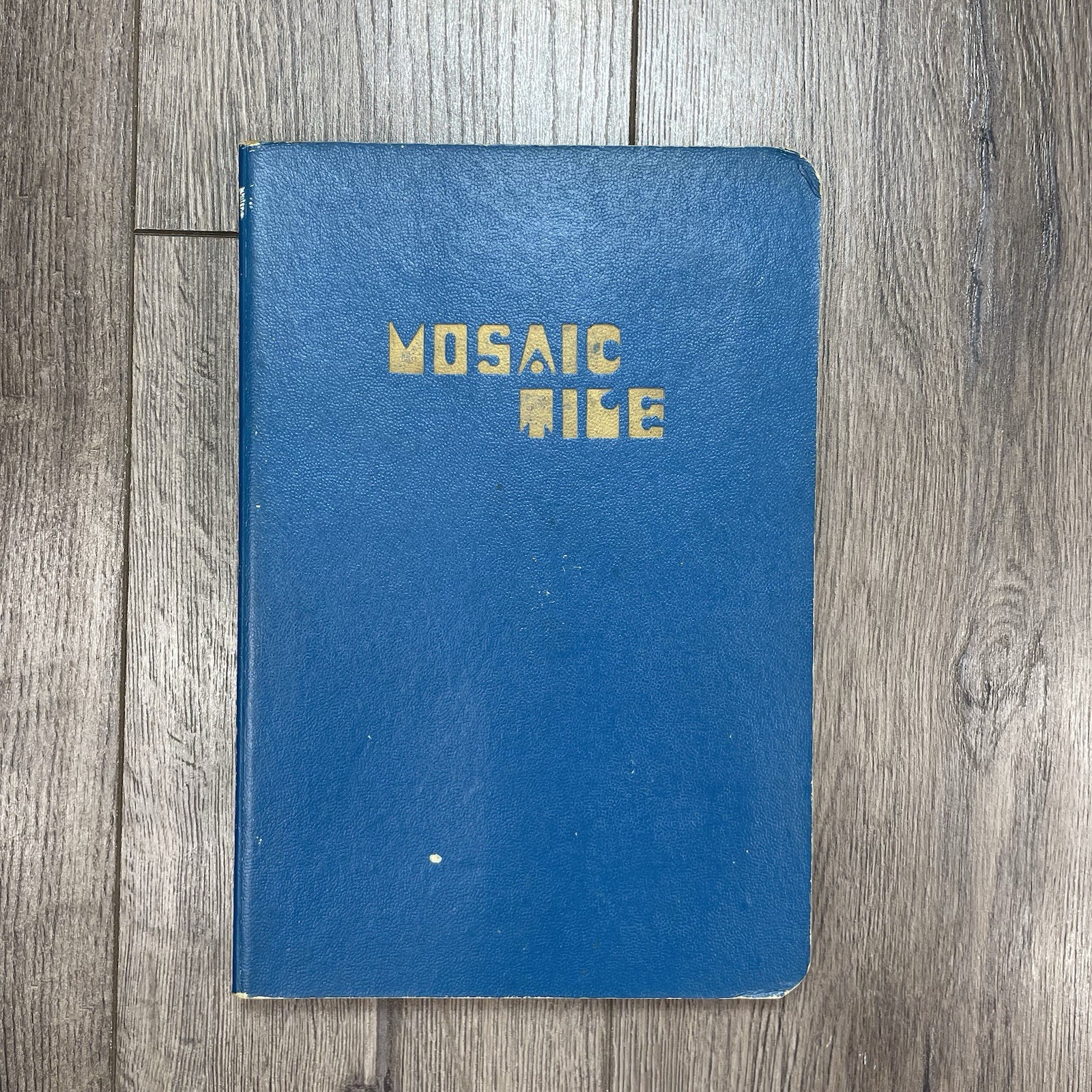 Vintage Mosaic Tile Salesmen Sample Book Tiles Floral Petal Leak-like Pattern