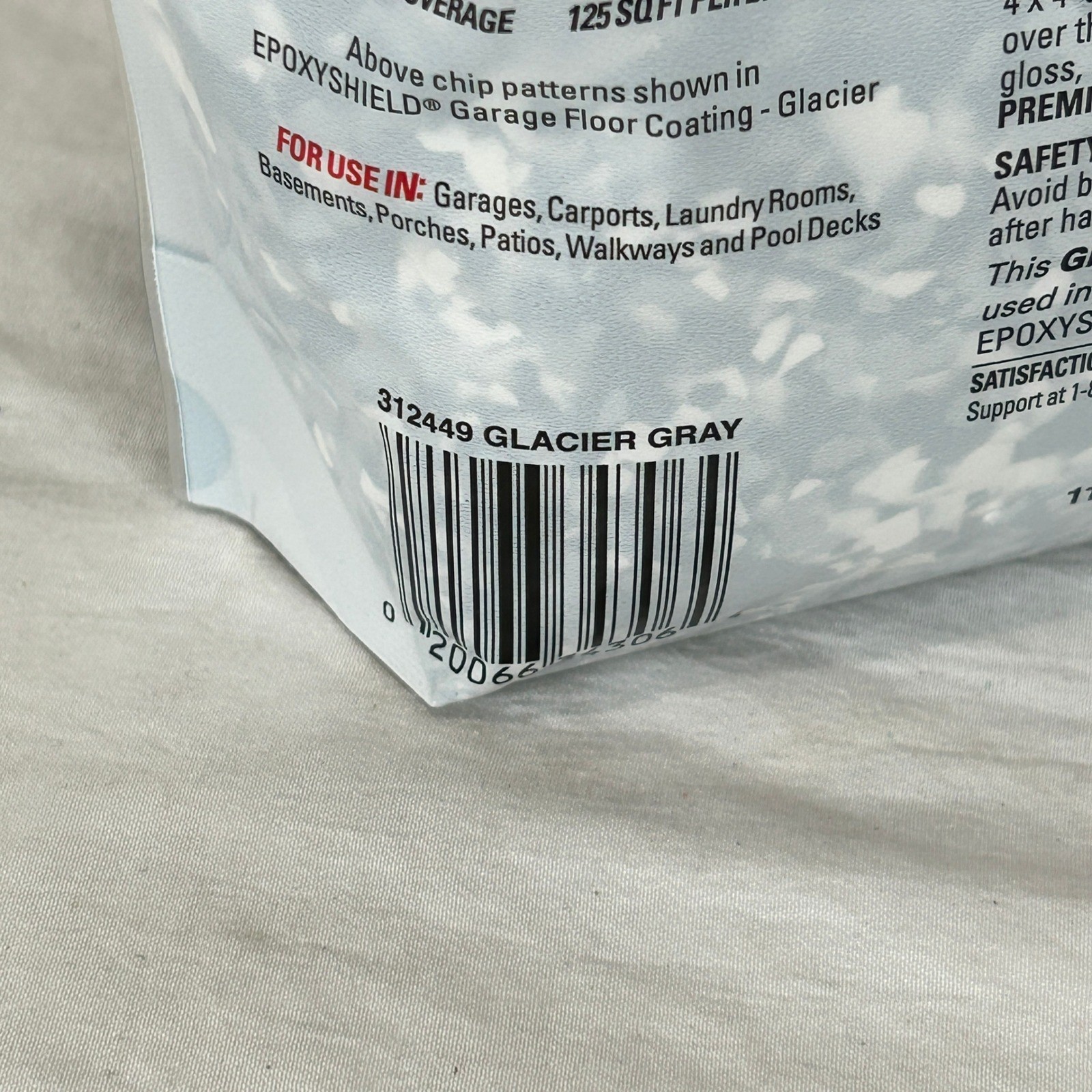 Rust-Oleum Decorative Color Chips 3 Bags Mocha & Glacier Gray Epoxy Floor Flakes