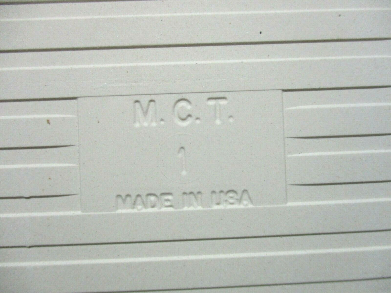 1 Bullnose Wall Tile Mannington MCT USA 4-3/8″ Sq Ceramic Pink Heather Gloss Vtg