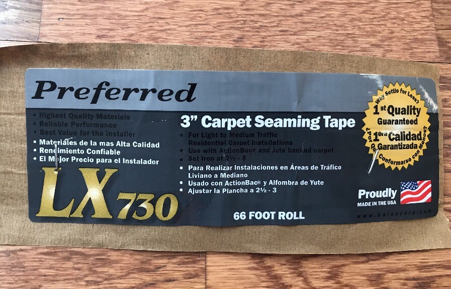 Halex LX730 Carpet Seam Tape, 1 Roll