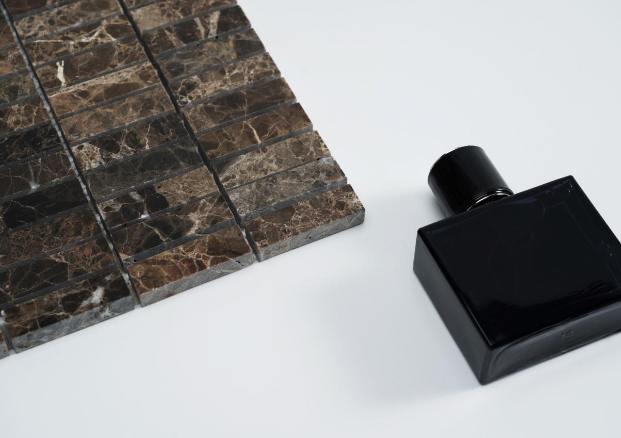 Simple Tile – Marble Mosaic Tile, “Nevada Collection” MM 3204 – Emperador Dark
