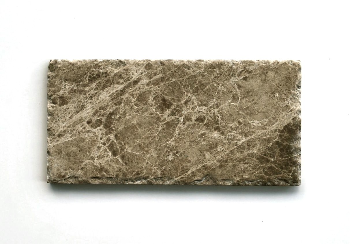 Emperador Light 4×8 Brushed Finish Chiseled Edge Marble Floor Backsplash Tile