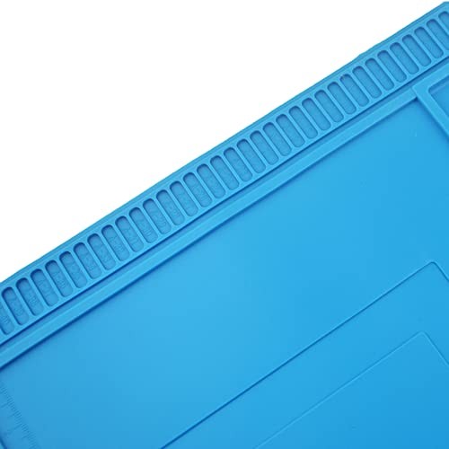 Heat Insulation Silicone Repair Mat with Scale Ruler and Screw Position for