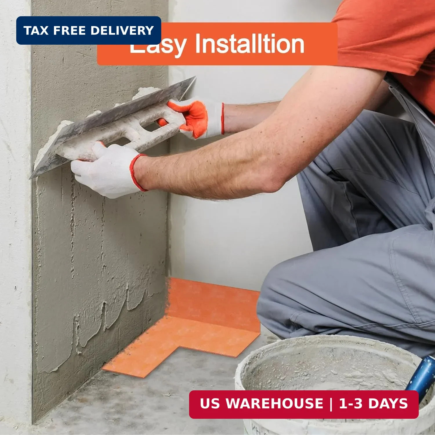 Waterproof Membrane For Shower, Waterproofing Polyethylene Seamless Membrane, In