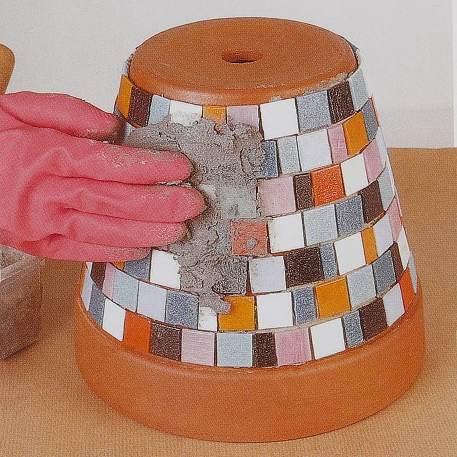 1.1LB Quartz Mosaic Tiles, 3/4″ Multi Color Mosaic Pieces Stones for DIY Mosa…