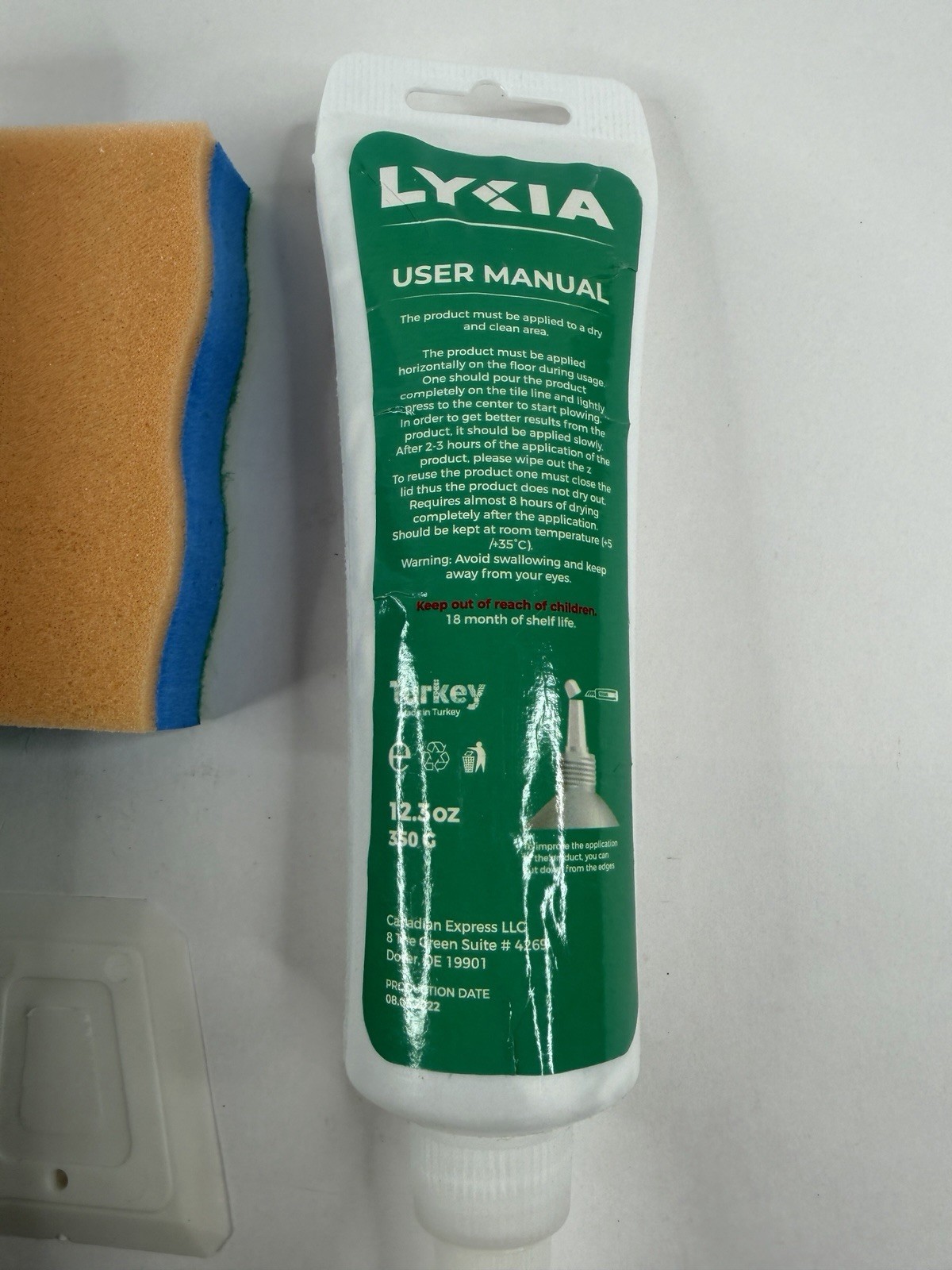 Lykia Grout Tile Grout Paint & Repair for Bathroom Shower Floor White