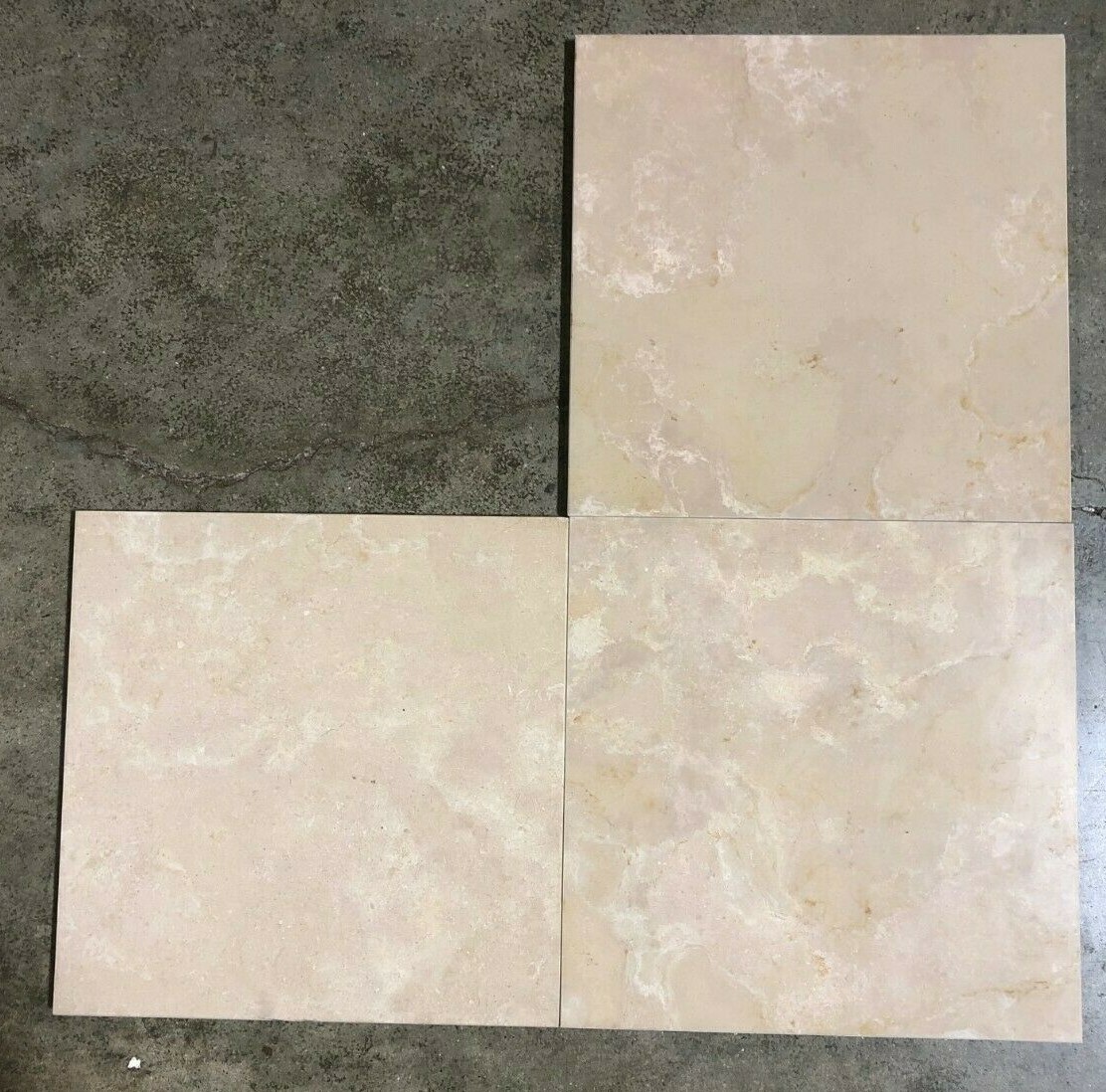 12×12 Tile Desert Sands Marble Remodel Stone Floor Kitchen BOX OF 10 TILES T-60