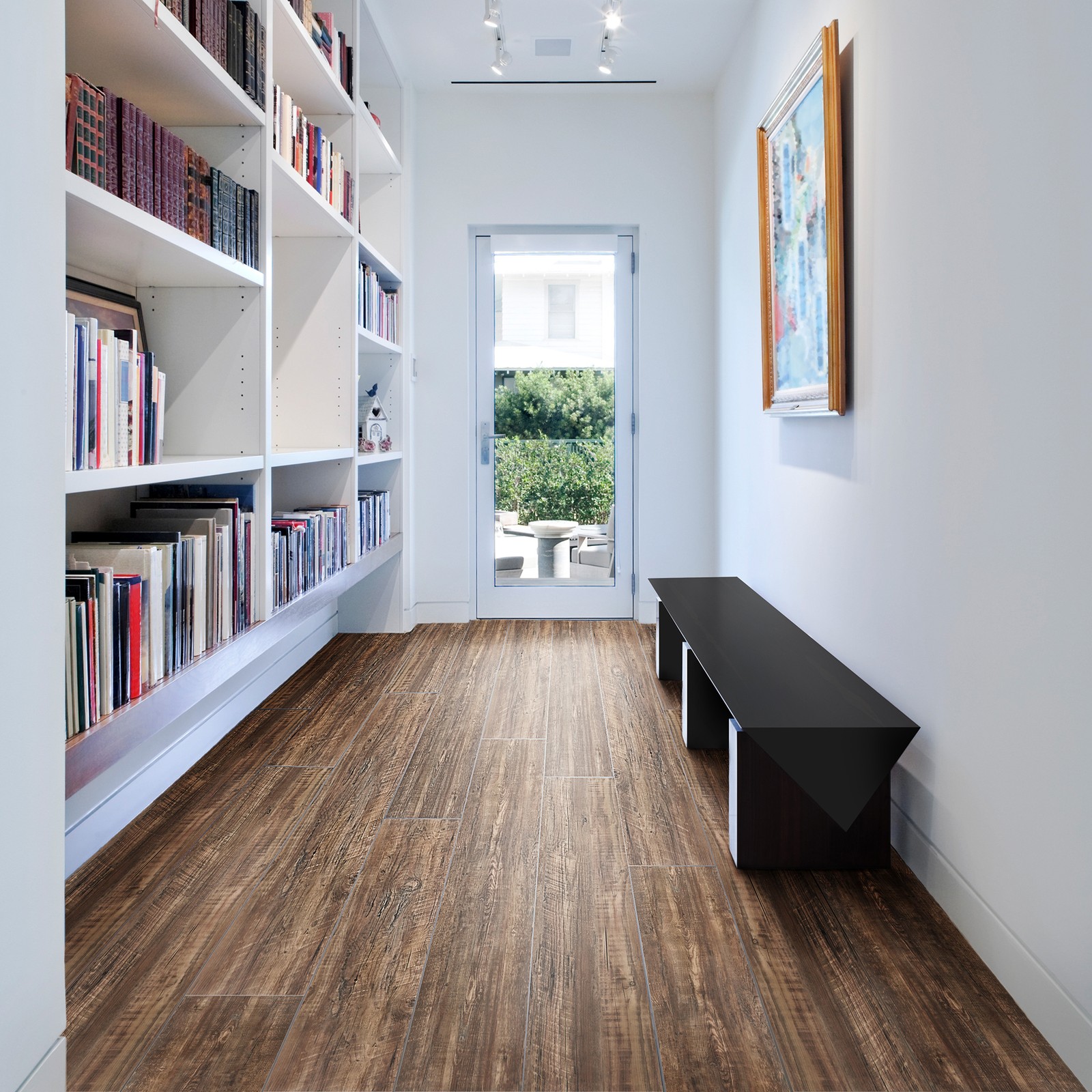 Flex Flor™ Looselay Vinyl Plank 9inx48in Aged Driftwood – 8 Planks/24 sq. ft.