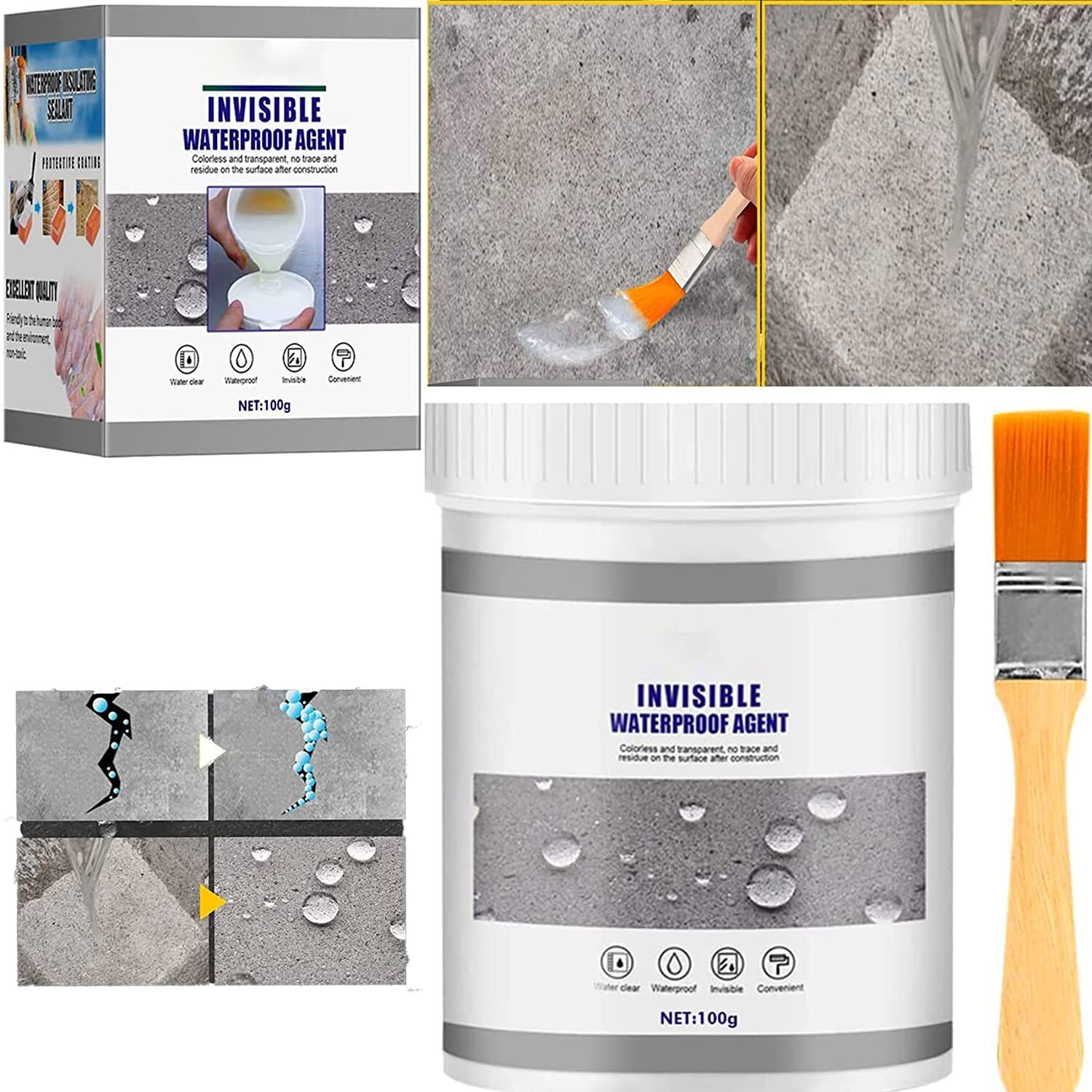 100ML Invisible Waterproof Agent Insulating Sealant Anti-Leakage Agent