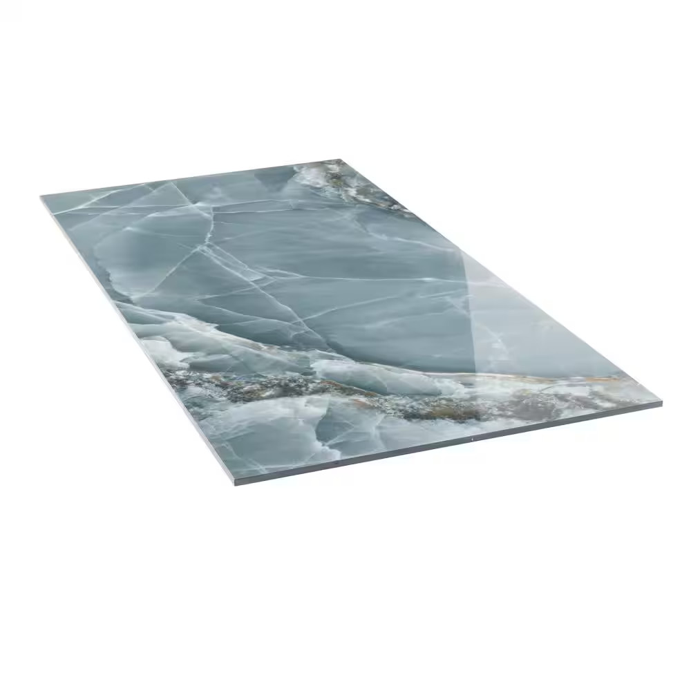 Splendor Onyx Green 24 In. X 48 In. Porcelain Rectangular Wall and Floor Tile (1