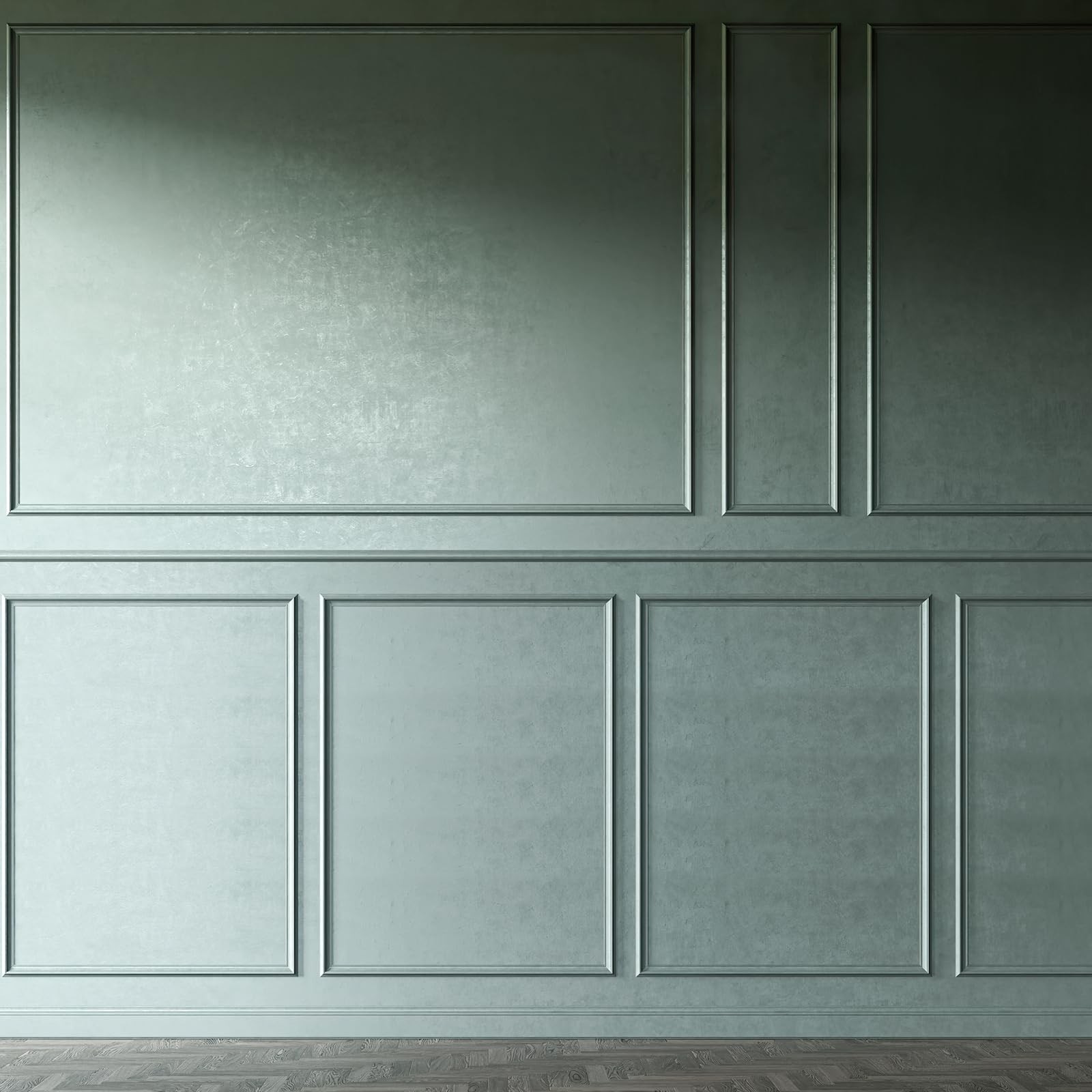3 Set Accent Wall Molding Kit Premade Wainscoting Panels Wall Molding Peel an…