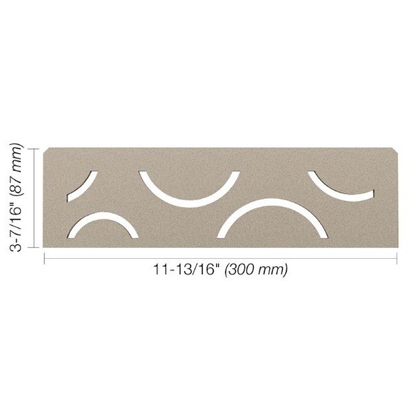 Schluter SHELF-N – Curve Design – Stone Grey – SNS1D6TSSG