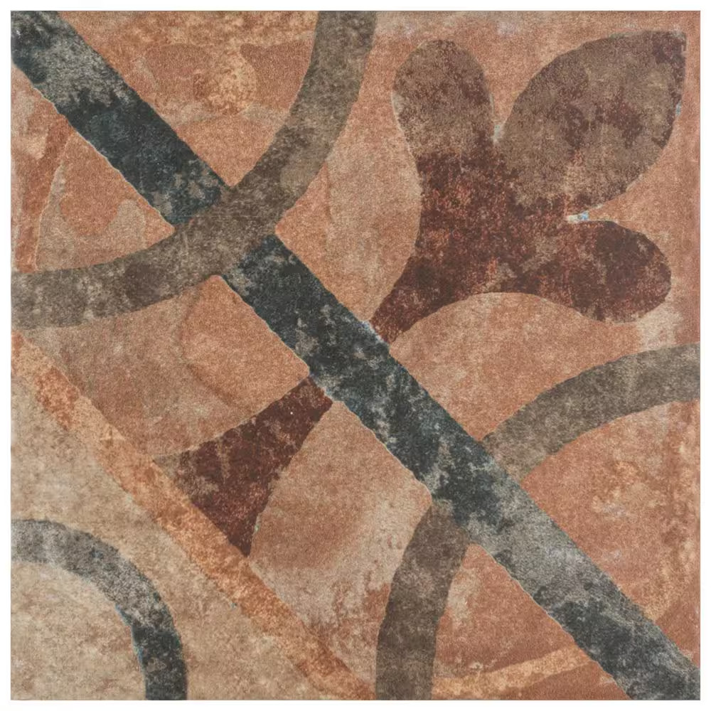 Americana Cleveland 8-3/4 In. X 8-3/4 In. Porcelain Floor and Wall Tile (11.0 Sq