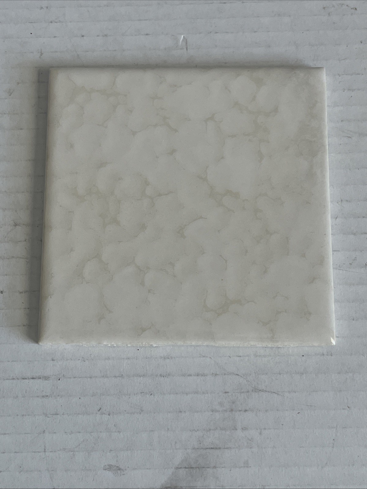 1 pc. #314 Linen 4-1/4″ Wall Tile Ceramic Tile Monarch Tile Co. Vintage Tile