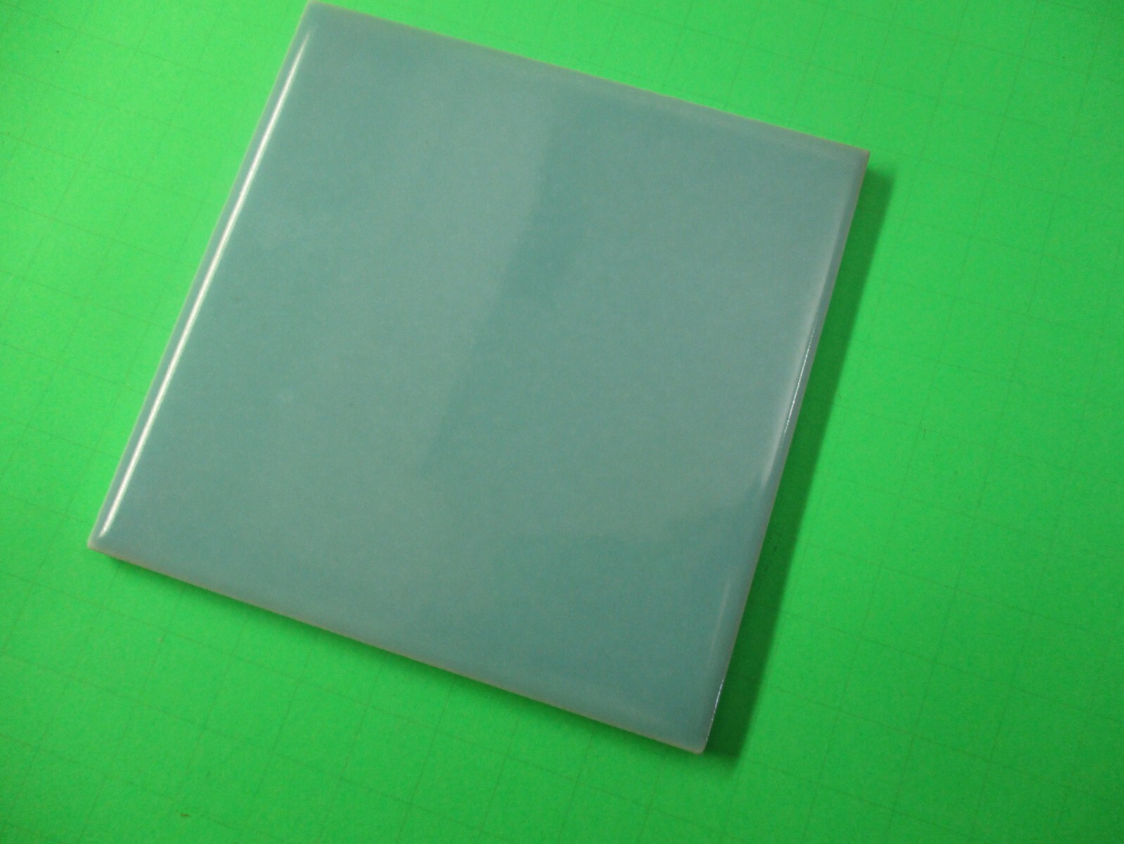 1 Wall Tile Atco USA 4-3/8″ Sq. Aqua Green Turquoise Ceramic 1950s Retro Vintage