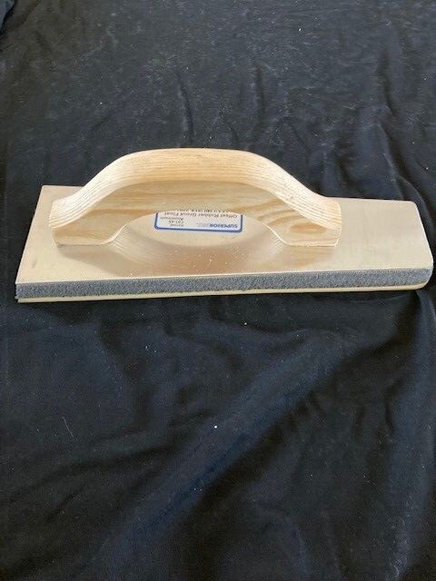 Offset rubber grout float SuperiorBilt 531546 151-45 aluminum wood grip 11″