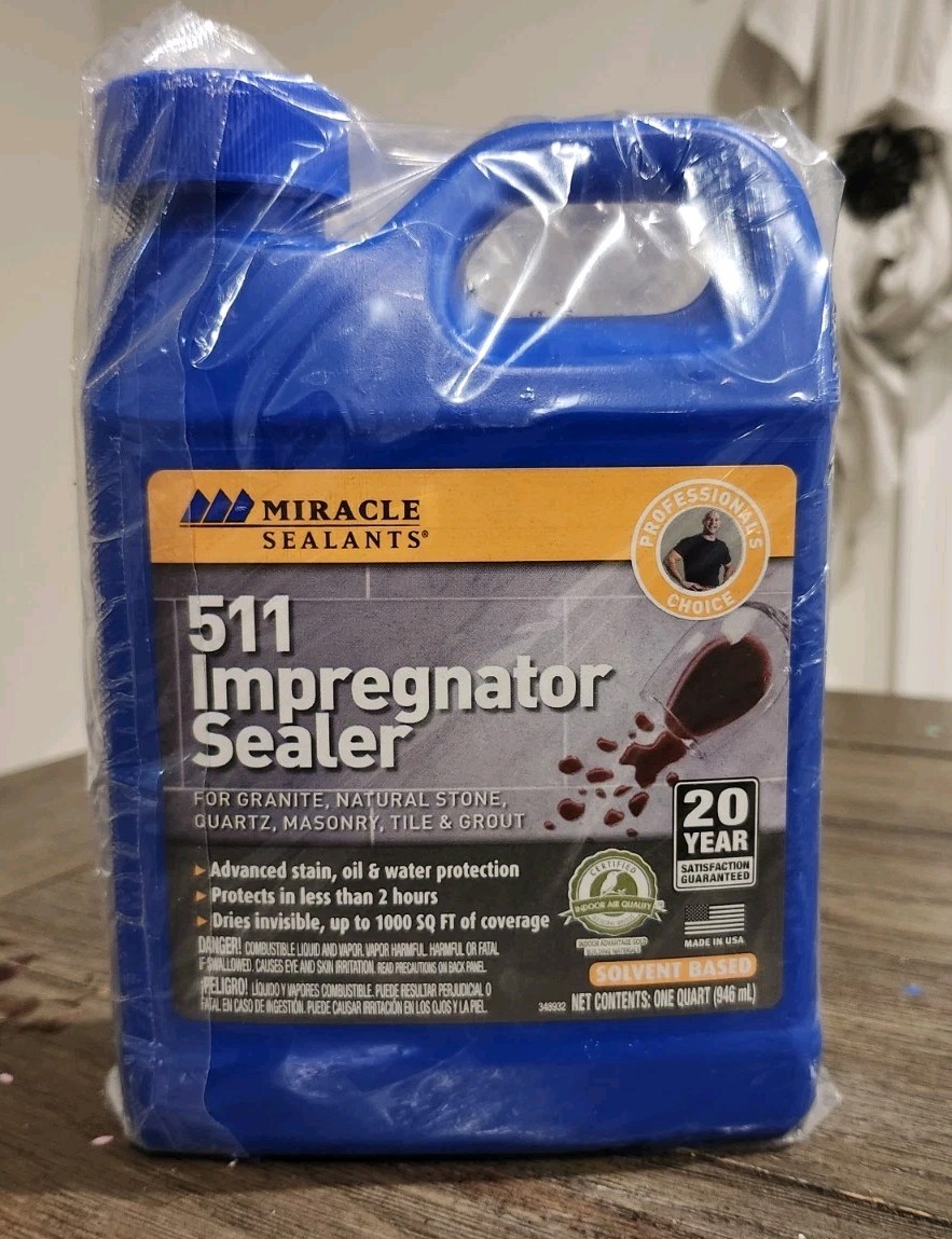 Miracle Sealants 511QT6 511 Impregnator Sealer, Quart, Clear, 32 Fl Oz