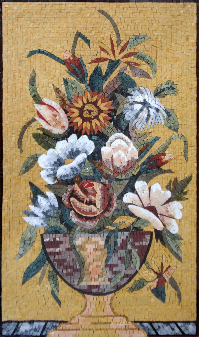 Natural Marble Art For Wall Décor And Housewarming Gift | Mosaic Multiple
