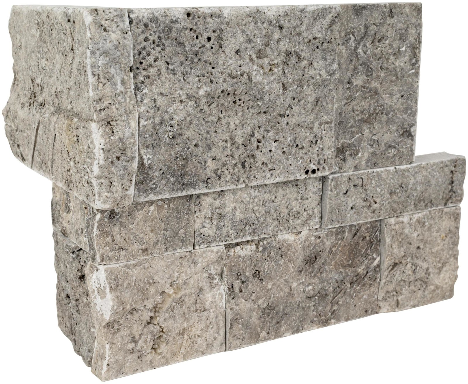 Ackland AKPLPT9X18FCR-CA 9 in. x 18 in. Splitface Travertine – Argento Way