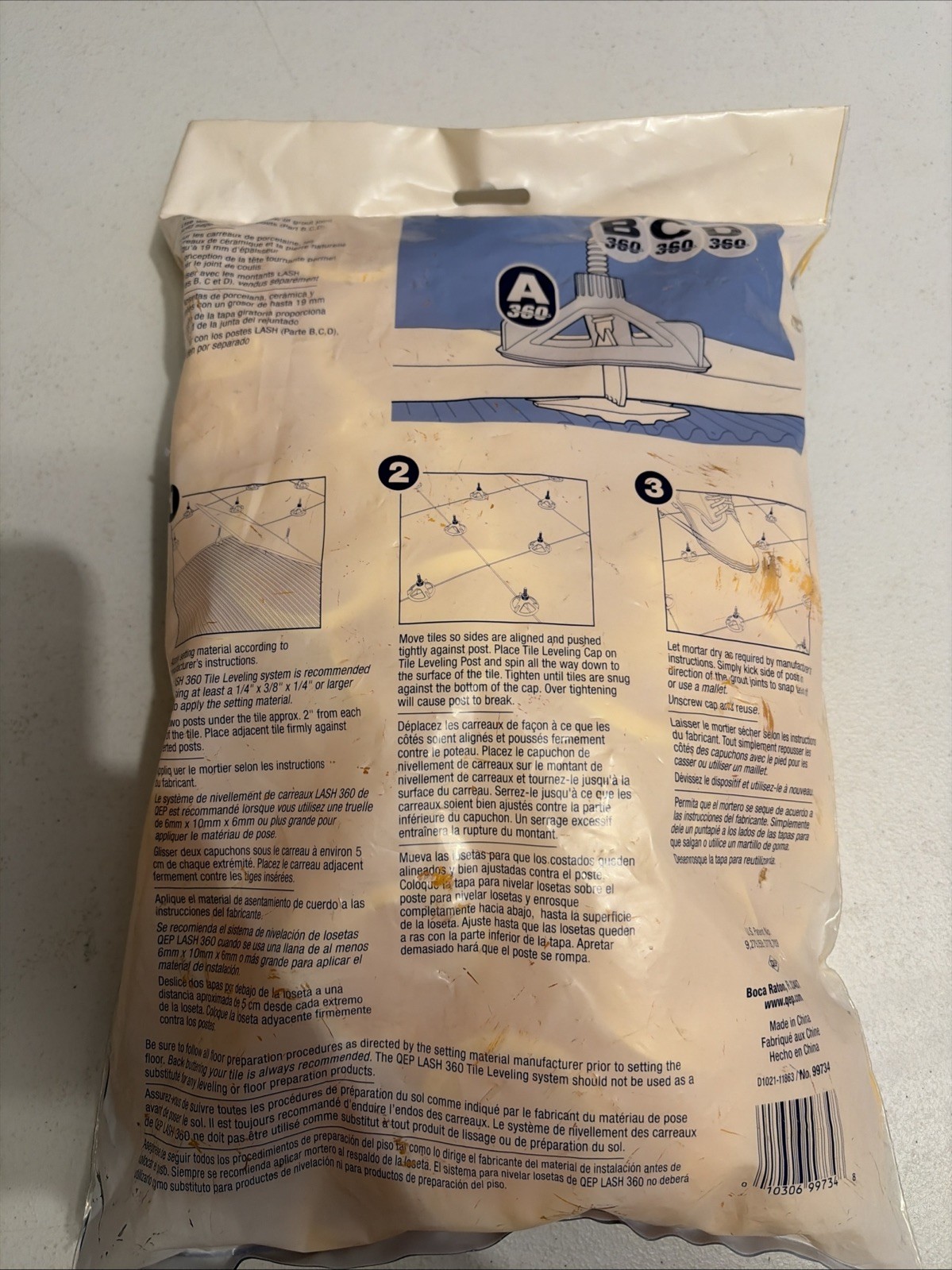 QEP LASH360 Tile Leveling Round Caps (100-Pack)