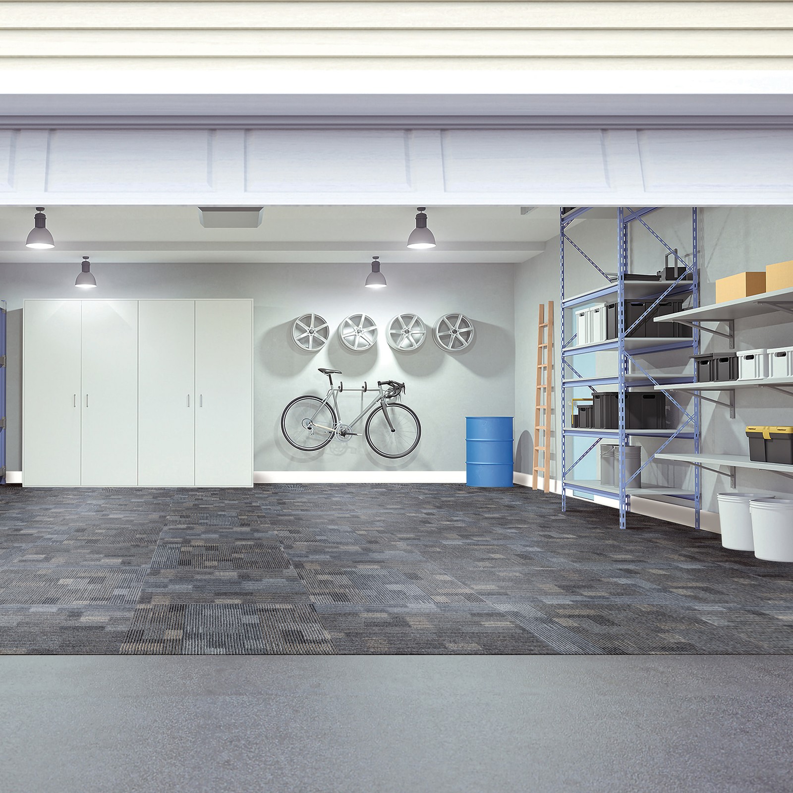 Mohawk Industries CVW04 Mohawk Basics 48″ x 4″ Vinyl Glue Down – White