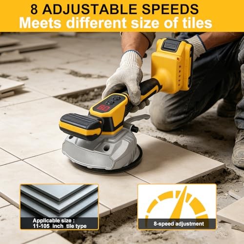 Tile vibration tool for Dewalt 20V Battery, tile vibration leveling machine with