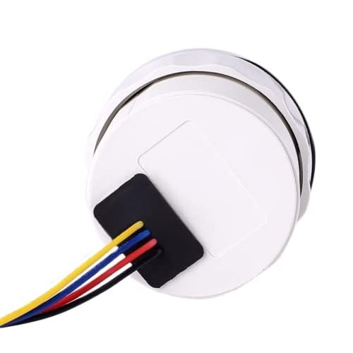 52mm 2-1/16″ W Pro Series Fuel Level Gauge 73-10 Ohms | 73-10 OHMS Black Dial