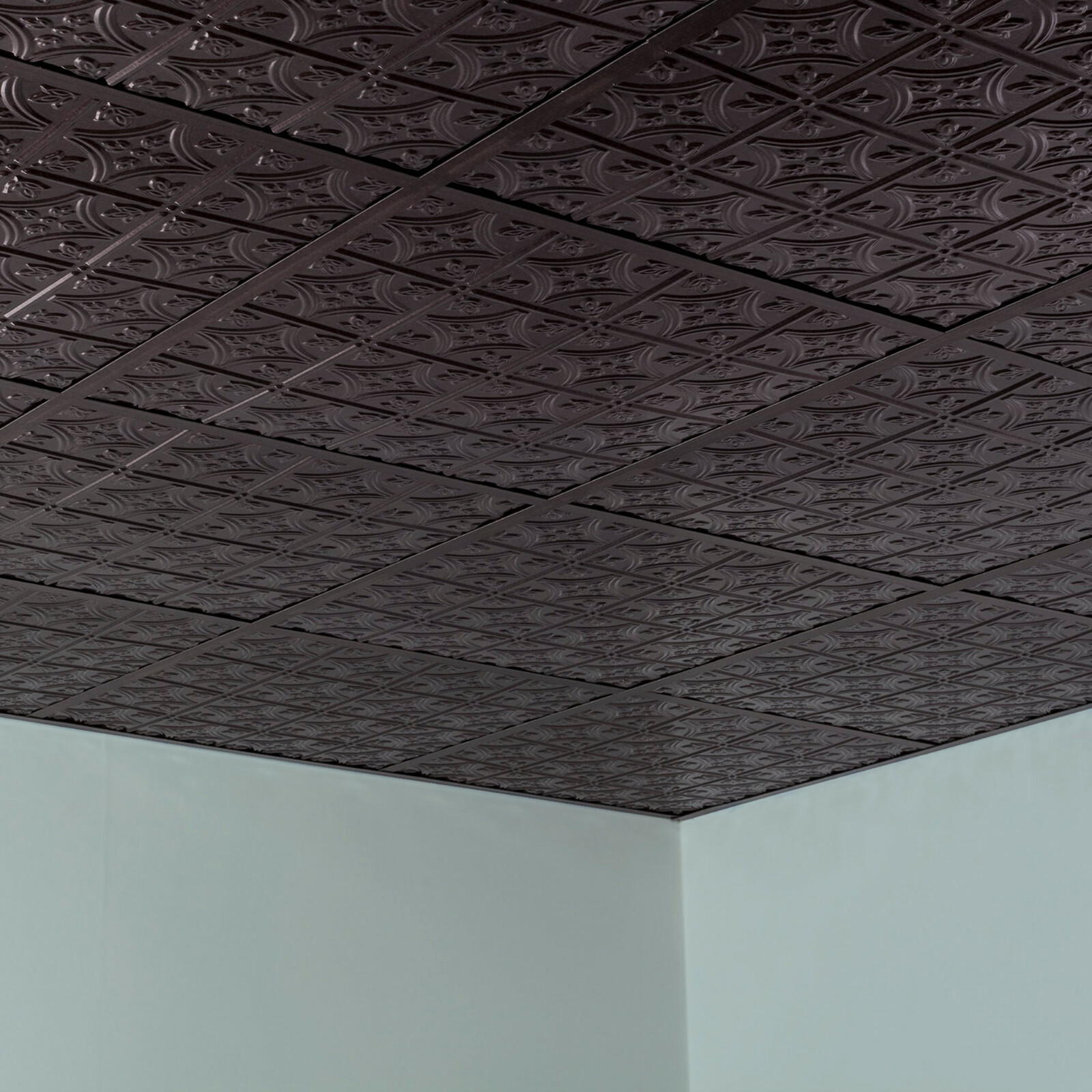 Fasade – 2ft x 2ft Traditional Style #1 Lay In Ceiling Tile/Panels (5 Pack)