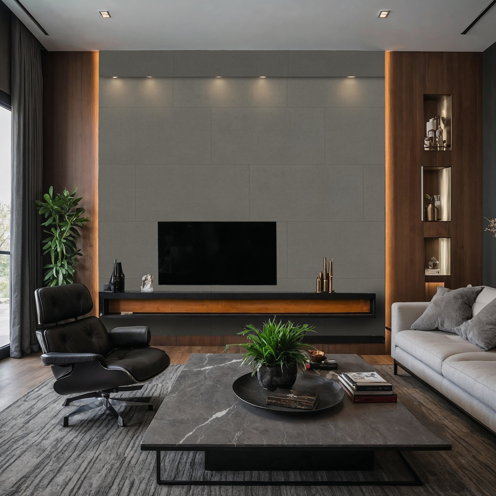 Ackland AKNPTBET24X48M-PL Betonica – 24″ x 48″ Porcelain Solid – Slate