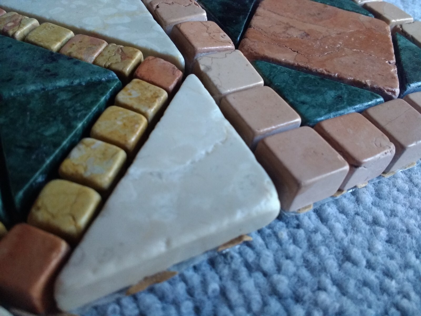 4 Stone Design Decorative Flooring Tile Inserts Home Decor 3.75″ x 3.75″