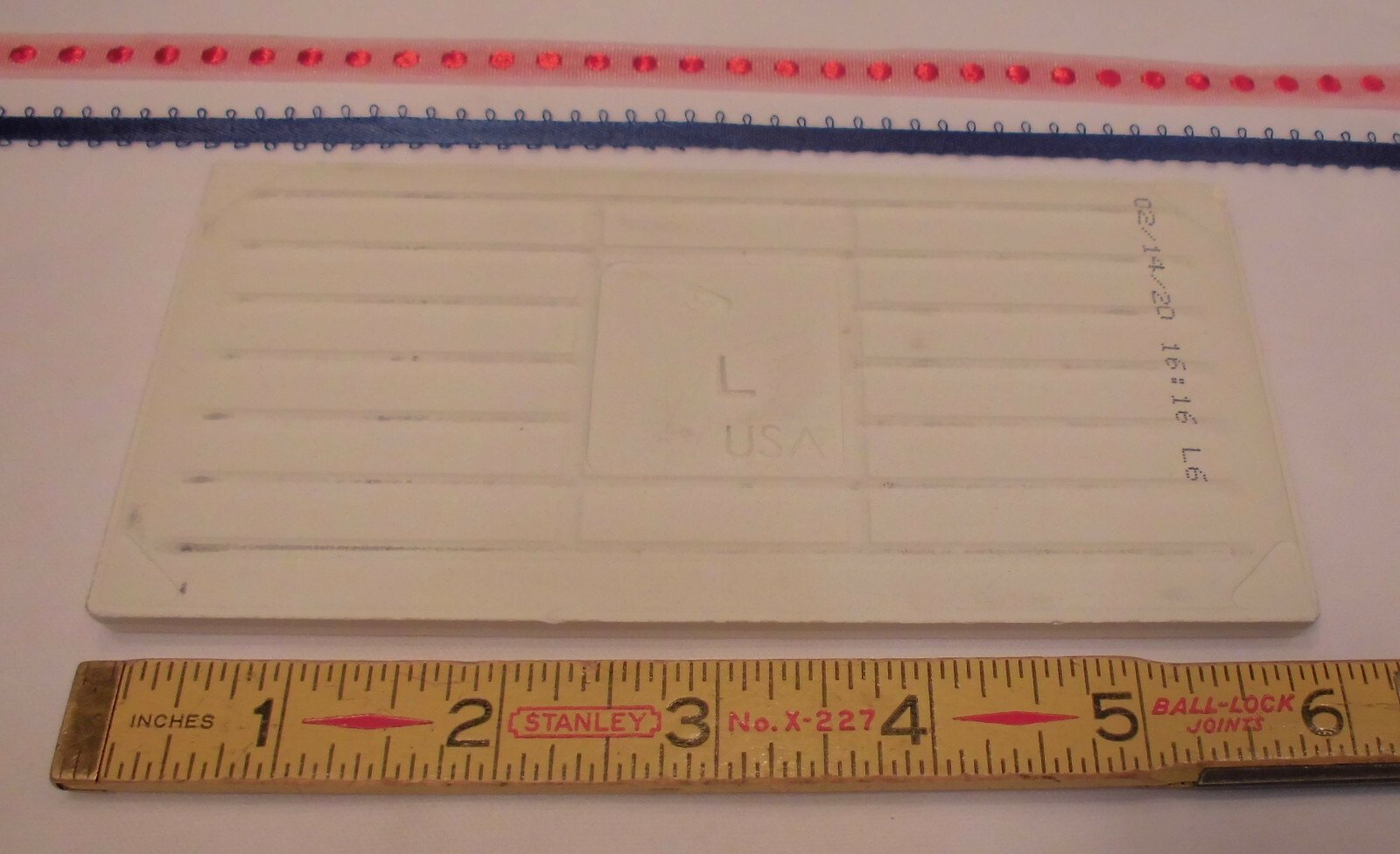 1 pc. *Glossy Biscuit* 3″ X 6″ Subway Ceramic Tiles; American Olean: New Stock