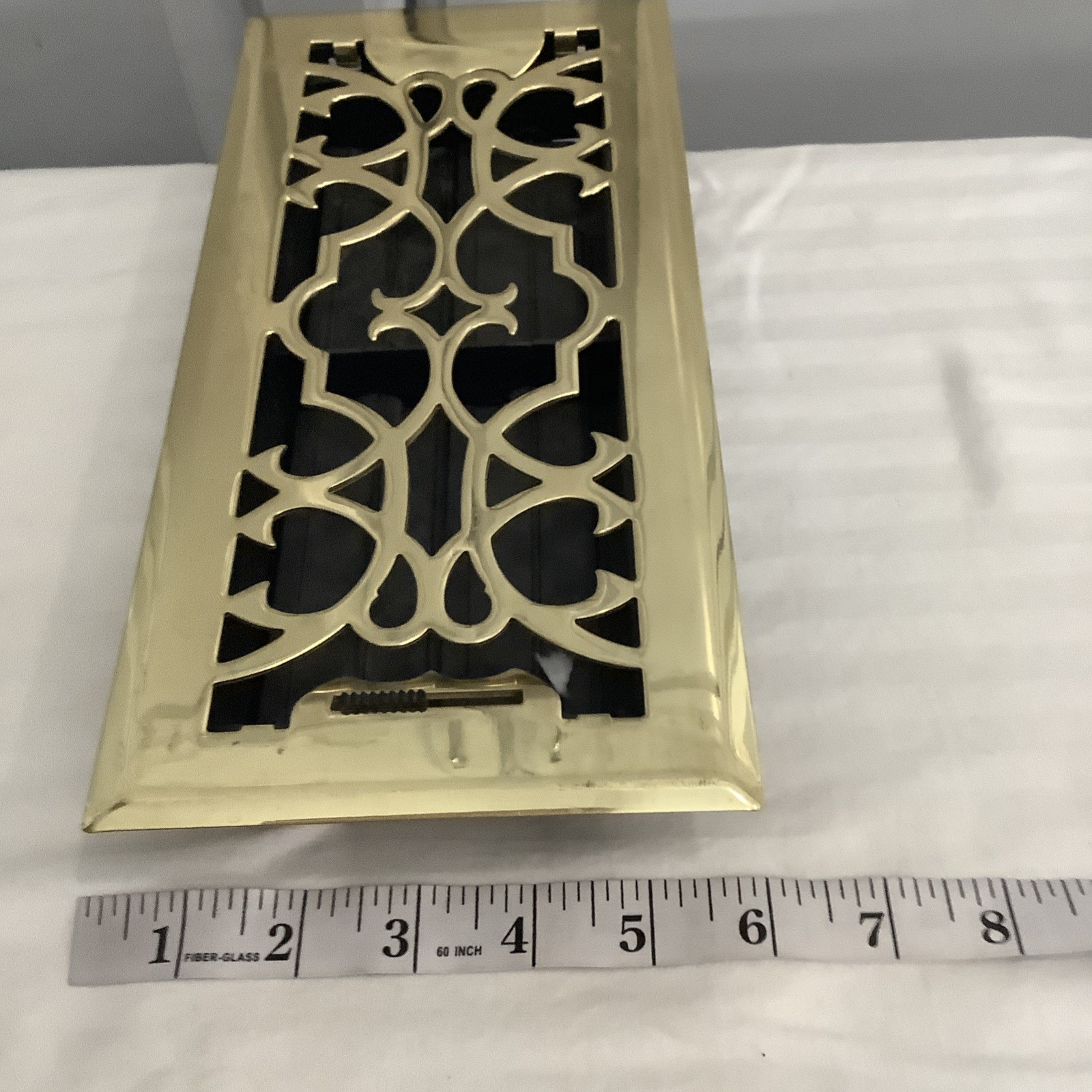Brass Elegans Decorative Floor Registrar 5.5” x 11.5” Polished Brass Floor