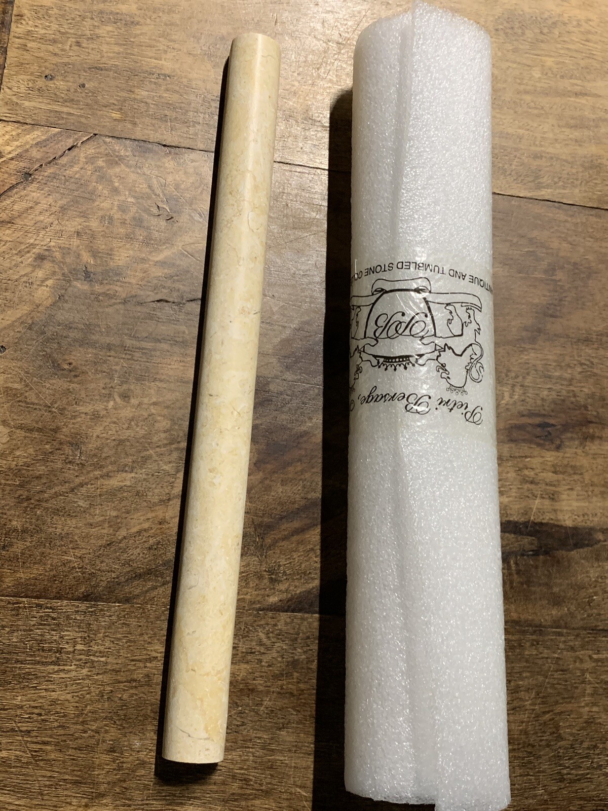 3/4″ X 12″ Jerusalem Stone Travertine Bullnose Pencil Profile Molding Wall Tile