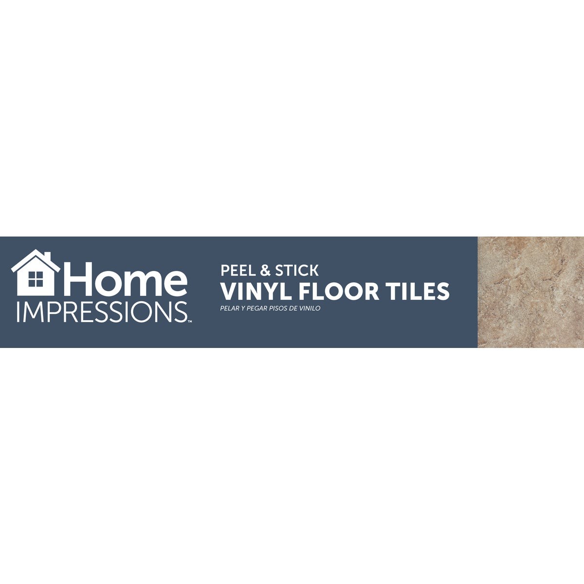 Home Impressions Travertine 12 In. x 12 In. Vinyl Floor Tile (45 Sq. Ft./Box)