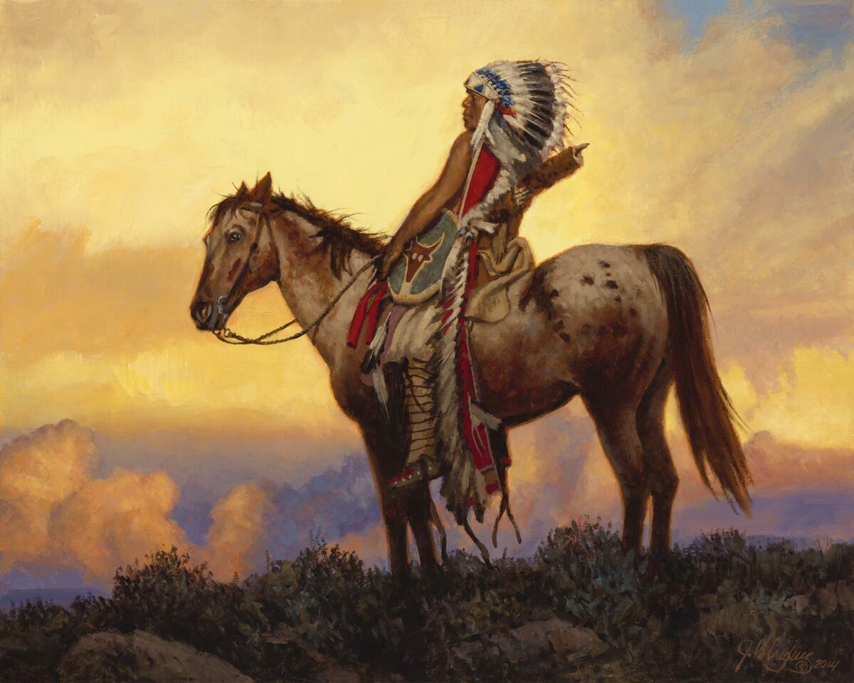 Tile Mural Kitchen Backsplash – The Last Great Warrior – Native American Indian