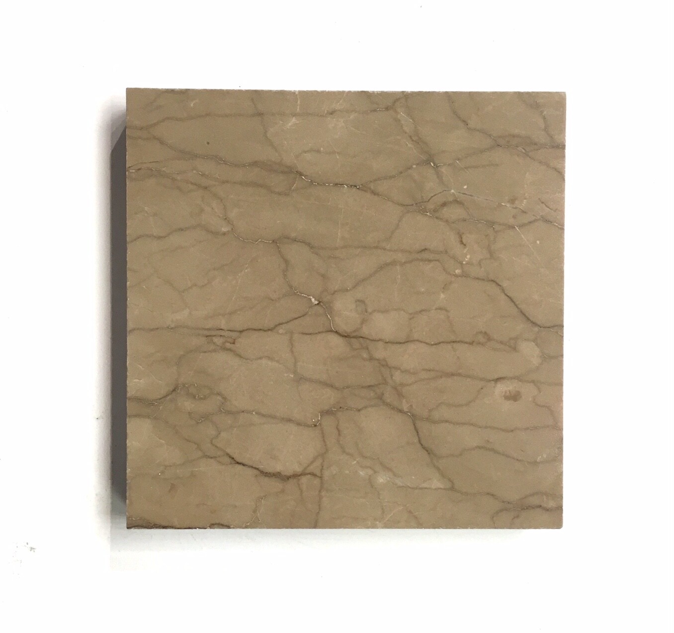 Wavy Beige 5 9/16″ x 5 9/16 Polished Marble Floor Wall Tile (SOLD PER PIECE)