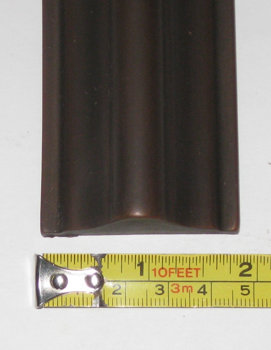 2″x11.75″ Oil Rubbed Bronze Cuvee Liner Metal Resin Accent Wall Tile – 9 pcs