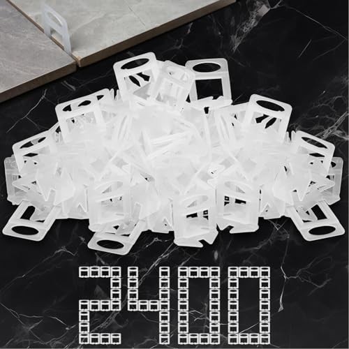 Tile Leveling System Tiles Leveler Spacers, 2400-Piece 1/8 Inch 2400 Spacers