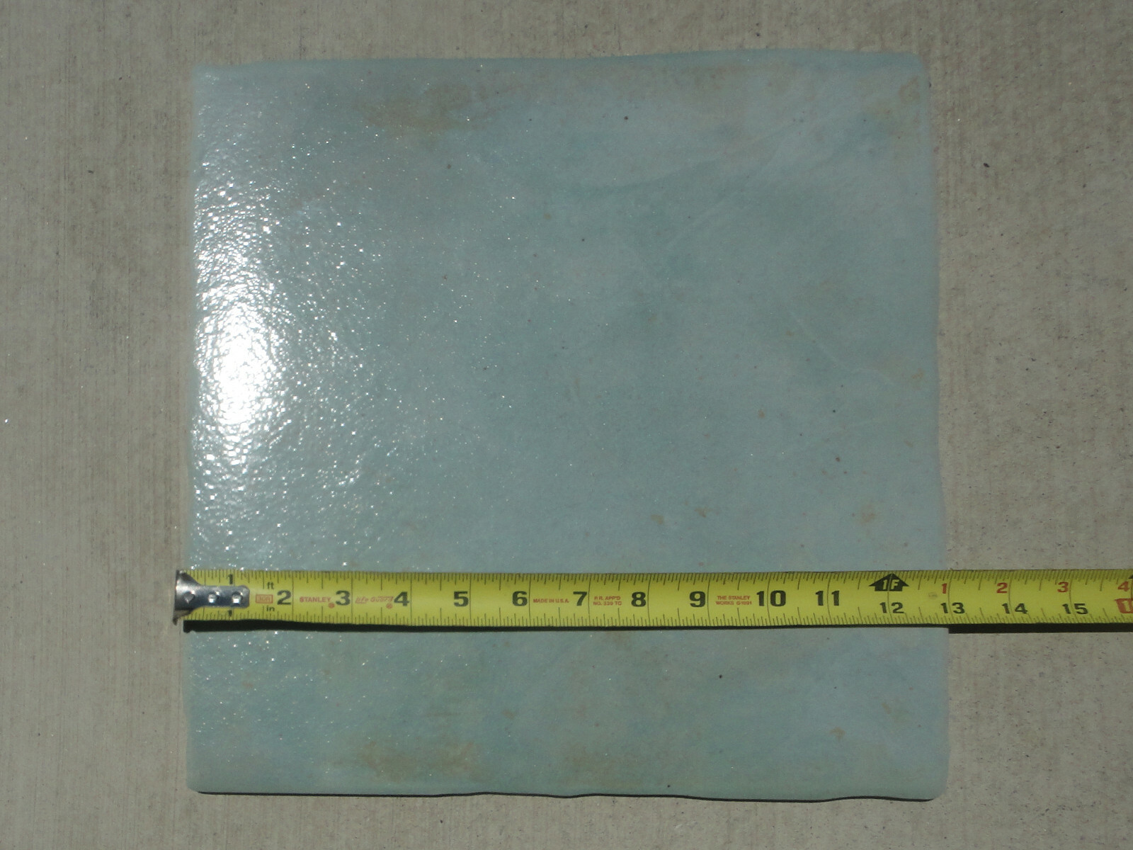 40 Perfectly Imperfect Italian Glazed Porcelain Floor Tiles 13×13 Made in Italy