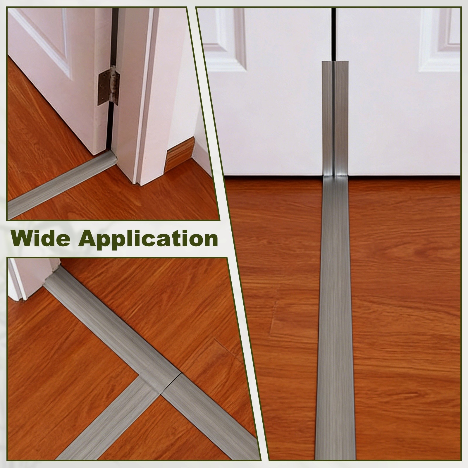 Floor Transition Strip, 20FTx1.97″x0.31″ T-Shaped Strips, Light Beige
