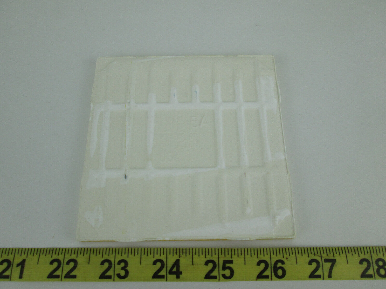 Lot of 6 New Old Stock Daltile Ceramic Tile Mustard Yellow QTC1 4-1/4″ x 4-1/4″