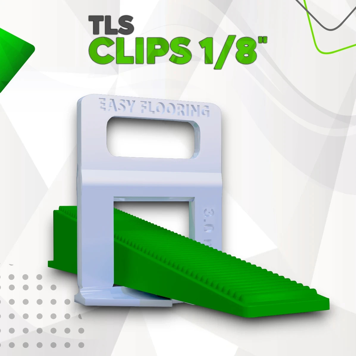 Tile Leveling System Clips 1/8″ (3.0 mm) – Standard Spacers
