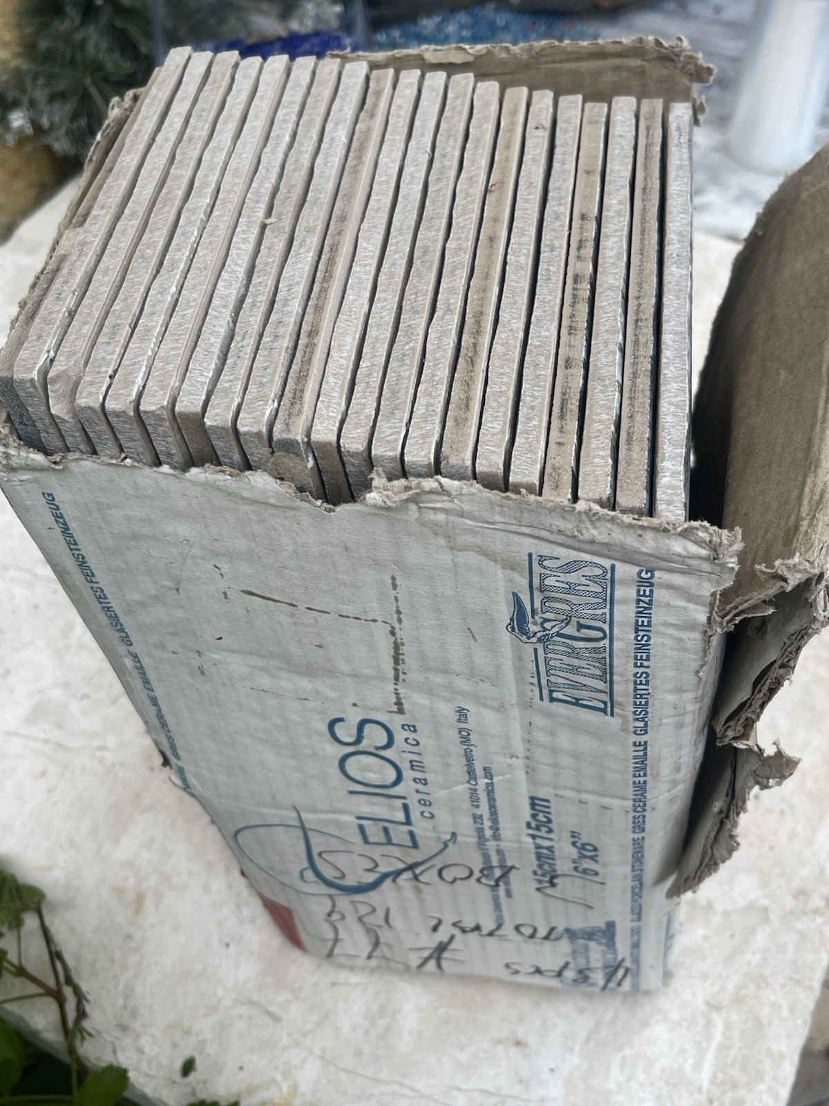 43 pieces Elios Italy 6 inch waterline tile TORAZZUR 10.75 Sq Ft