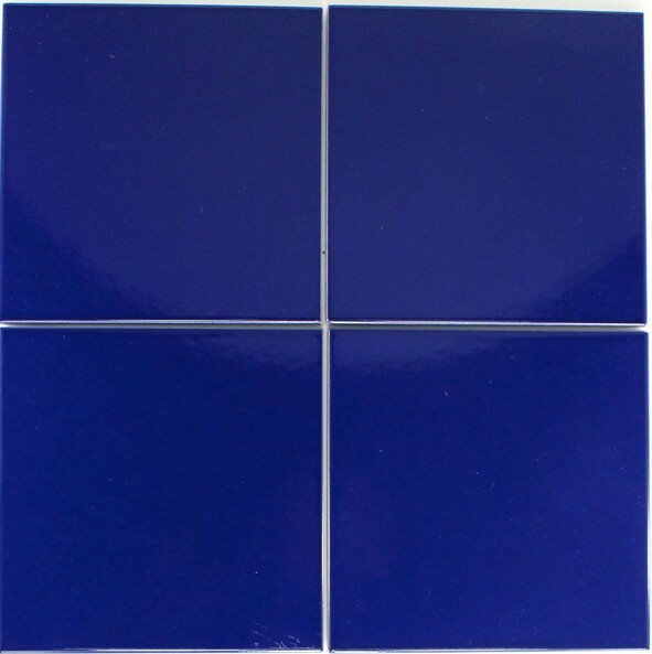 Cobalt Blue Pool Porcelain Pool Tile 6″x6″ 6×6 Frostproof 45 sq. ft. sf